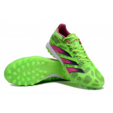 Сороконожки Adidas PREDATOR ELITE салатовые с фиолетовым